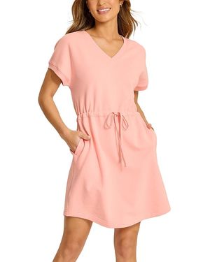 Tommy Bahama Marina Del Mar V Neck Dress - Pink