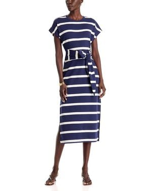 Tommy Bahama Agua Isle Cap Sleeve Midi Dress - Blue