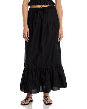 Peixoto Riley Maxi Skirt Swim Cover-Up - Black