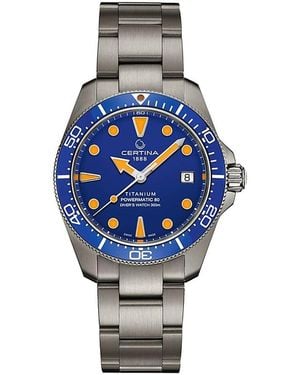 Certina Ds Action Diver Watch, 38Mm - Blue