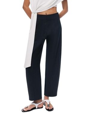 Nocturne Tailored Straight-Leg Pants - Blue