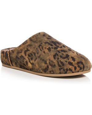 UGG Elea Spotted Suede Slippers - Brown