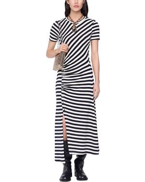 Rabanne Snap Jersey Dress - White