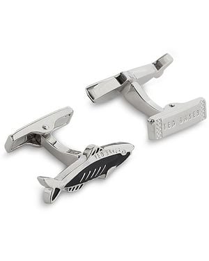 Ted Baker Kipper Fish Cufflinks - White