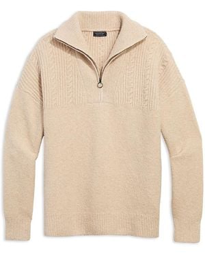 Vineyard Vines Zip Sweater - Natural