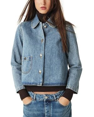Ba&sh Bas & Sh Tiny Jacket - Blue