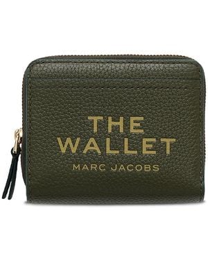 Marc Jacobs The Leather Mini Compact Wallet - Green