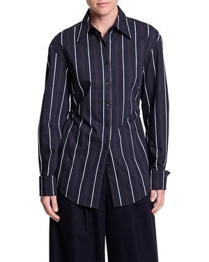 Twp The Night We Met Cotton Collared Shirt - Blue
