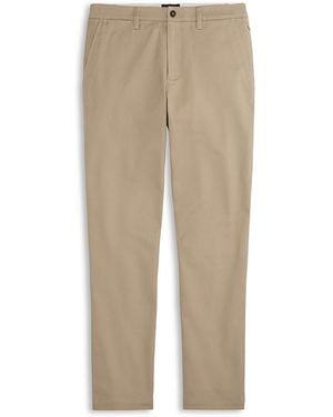 Mack Weldon Relaxed Fit Stretch Twill Chinos - Natural