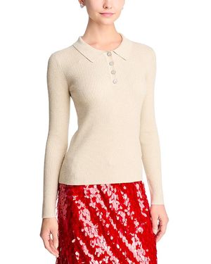 Tahari Polo Collar Jumper - Red