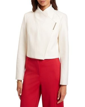 Ted Baker Rosecee Wool Blend Wrap Jacket - Red