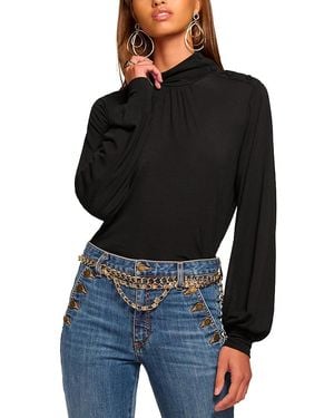 Ramy Brook Larissa Shoulder Button Sweater - Black