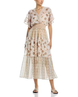 layered a line dress Homecoming Dress