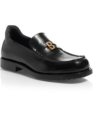 Balenciaga Shiny Loafers - Black