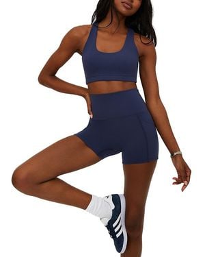 Beach Riot Ria Cropped Top - Blue