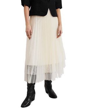 Phase Eight Lila Layered Tulle Skirt - Natural