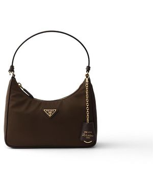 Prada Re-Edition 2005 Re-Nylon And Saffiano Mini Bag - White
