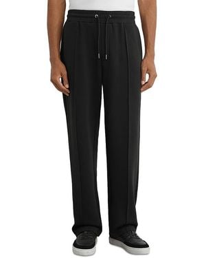 Reiss Form Straight Fit Drawstring Jogger Pants - Black