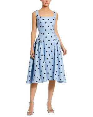 mac duggal polka dot tulle sweetheart bustier a-line midi dress Glamorous deep V-Neck Long Sleeves Tulle Tea-Length A-Line Wedding Dre –  Suzhoudress