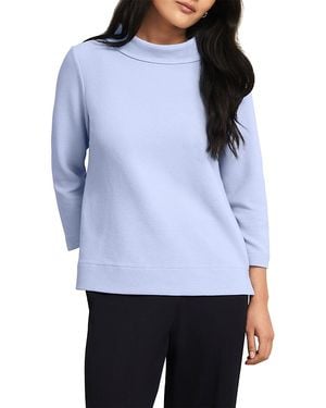 Hobbs Betsy Roll Neck Top - White