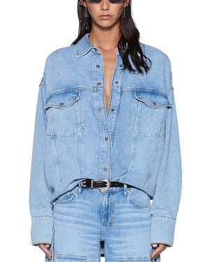 Ksubi Astra Long Sleeve Spirit Shirt - Blue