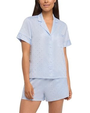 Rya Collection The Kauai Shortie Pajama Set - Blue