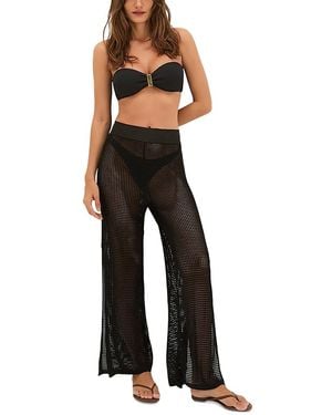 ViX Valerie Swim Cover-Up Pants - Black