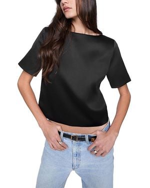 Rebecca Minkoff Wren Shirt With Chain - Black