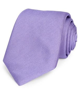 BOSS Silk Classic Neat Tie - Purple