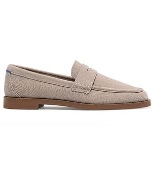 Rothy's The Revelvet Penny Loafers - Gray