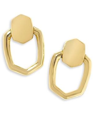 Kendra Scott Kaia Open Frame Drop Earrings - Metallic