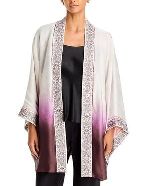 Johnny Was Zahra Ombre Reversible Kimono - White