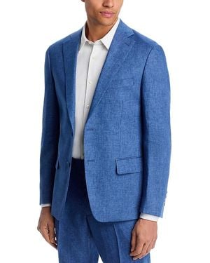 Vince Delave Linen Slim Fit Suit Jacket - Blue
