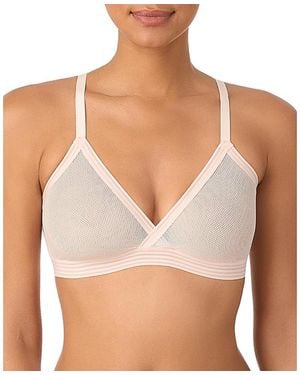 DKNY Sheer Stripe Bralette - Multicolor