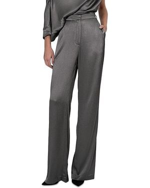 NonChalant Label Pauline Wide Leg Pants - Gray