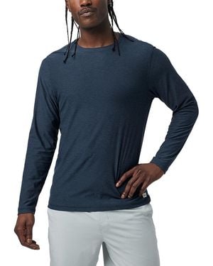 Vuori Strato Long Sleeve Tech Tee - Blue