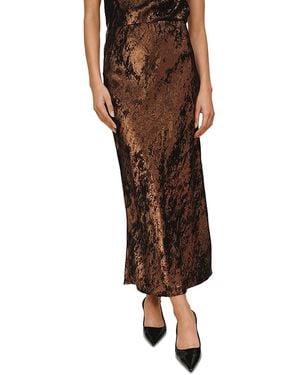 Bella Dahl Bias Maxi Skirt - Brown