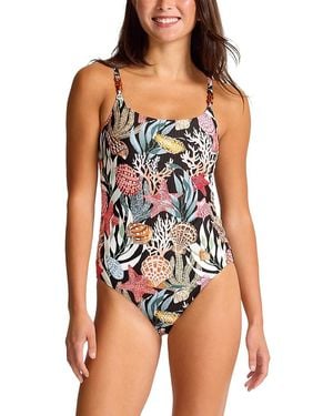 Tommy Bahama Shell Sands One Piece Swimsuit - Black