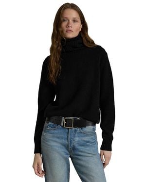 Polo Ralph Lauren Wool Turtleneck Sweater - Black