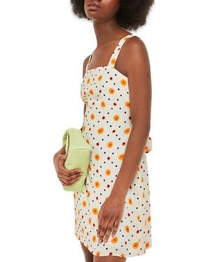 Whistles Flower Diamond Kimmy Dress - White