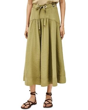 Ba&sh Donia Drawstring Skirt - Green