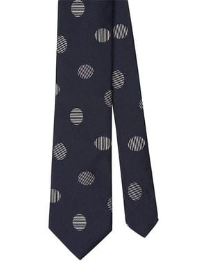 Robert Talbott Oval Geo Jacquard Best Of Class Necktie - Blue