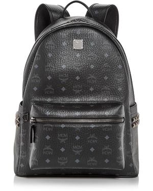MCM Stark Visetos Backpack - Black
