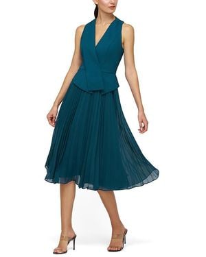 Kay Unger Orella Midi Dress - Blue