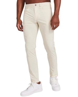 Redvanly Kent Pull-On Pants - Natural