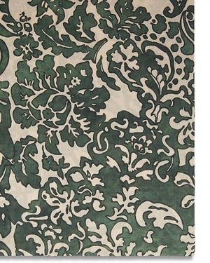 Max Mara Viola Cotton Scarf - Green
