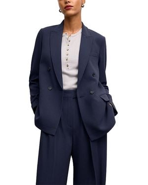 M.M.LaFleur M. M.Lafleur O'Hara Everyday Crepe Boyfriend Blazer - Blue