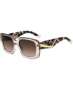 Missoni Gradient Rectangular Sunglasses, 55Mm - Multicolor