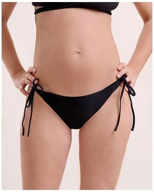 MOLOCO James String Bikini Bottom - Black