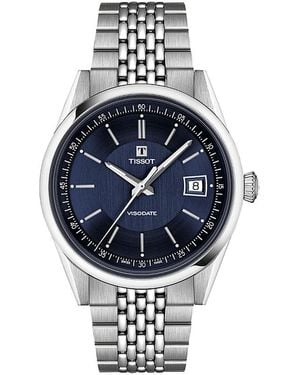 Tissot Visodate Watch, 39Mm - Blue